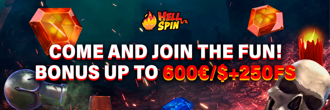 HELLSPIN Casino Willkommensbonus-Angebote